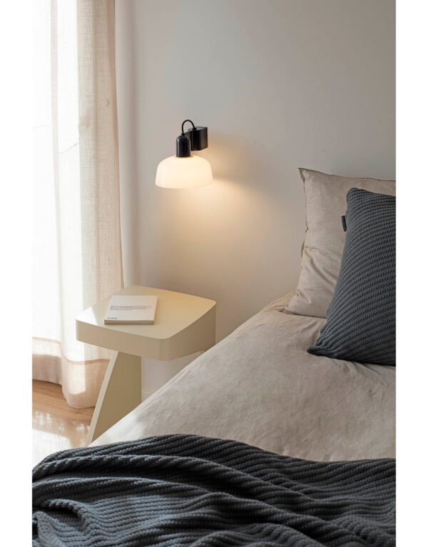 TATAWIN WHITE WALL LAMP 1xE27 – 1-FR20335-116