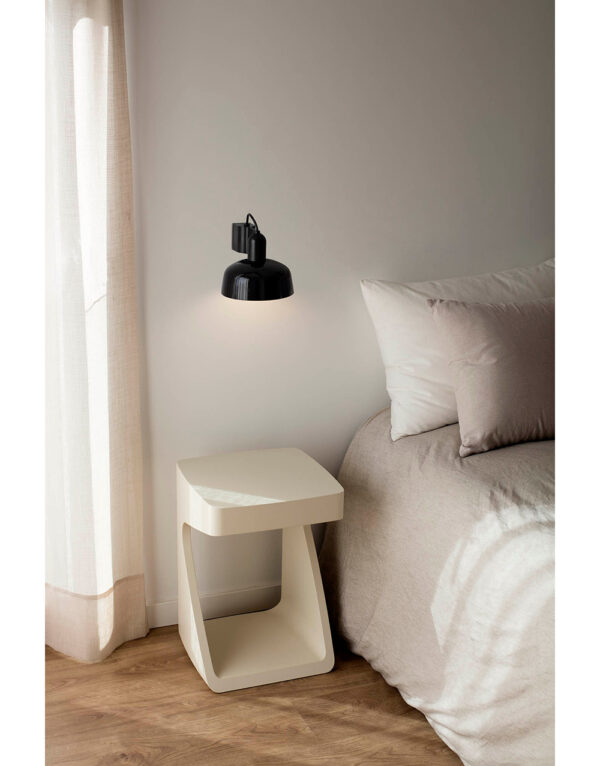 TATAWIN BLACK WALL LAMP 1xE27 – 1-FR20335-117