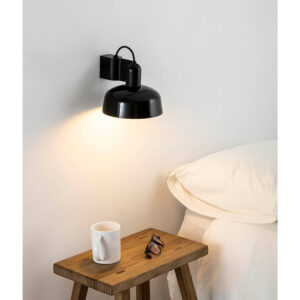 TATAWIN BLACK WALL LAMP 1xE27 – 1-FR20335-117
