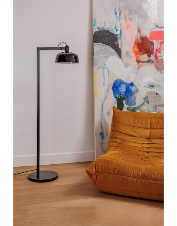TATAWIN FLOOR LAMP W/BLACK SHADE 1xE27 – 1-FR20336-120