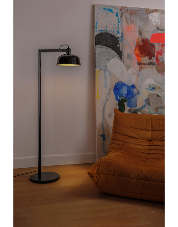 TATAWIN FLOOR LAMP W/BLACK SHADE 1xE27 – 1-FR20336-120