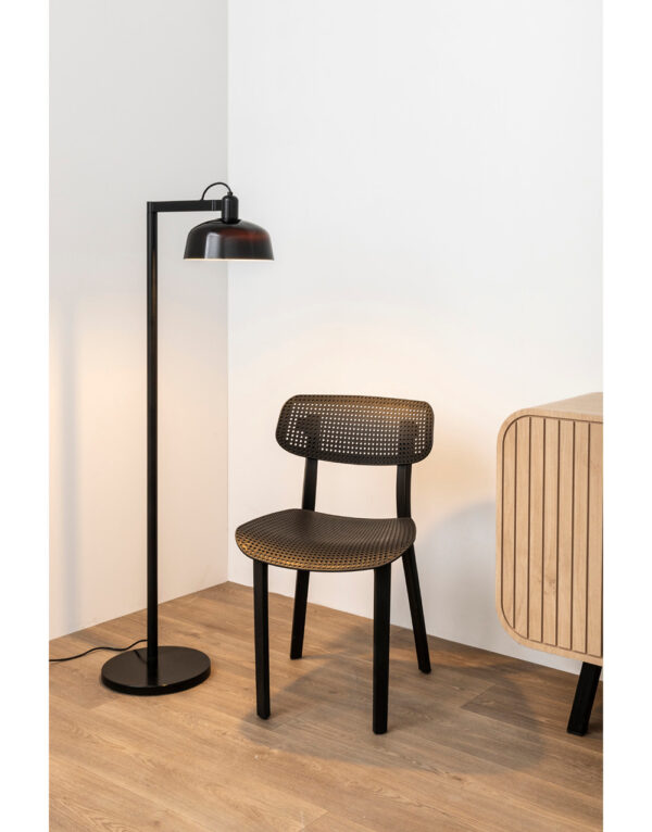 TATAWIN FLOOR LAMP W/BLACK SHADE 1xE27 – 1-FR20336-120