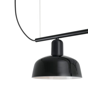 TATAWIN PENDANT LINEAL W/BLACK SHADE M 1xE27 – 1-FR20338-120