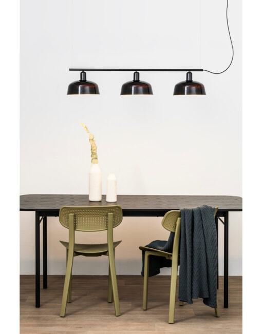 TATAWIN PENDANT LINEAL W/BLACK SHADE M 1xE27 – 1-FR20338-120