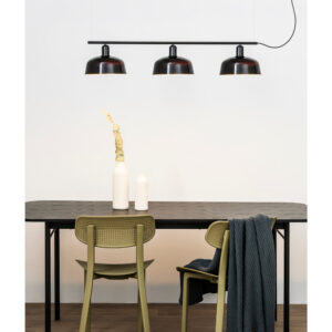 TATAWIN PENDANT LINEAL W/BLACK SHADE M 1xE27 – 1-FR20338-120