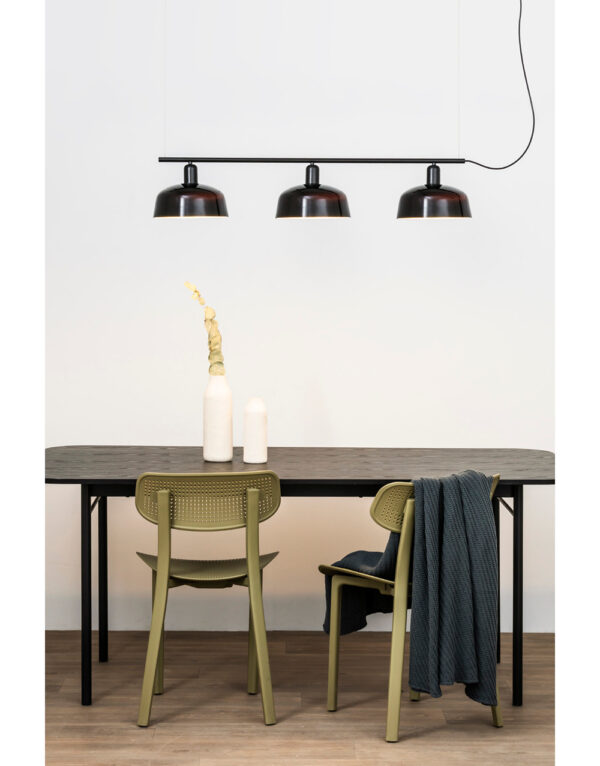 TATAWIN PENDANT LINEAL W/BLACK SHADE M 1xE27 – 1-FR20338-120