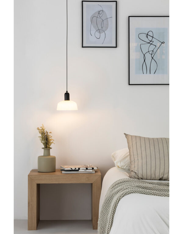 TATAWIN PENDANT W/WHITE SHADE S 1xE27 – 1-FR20339-116