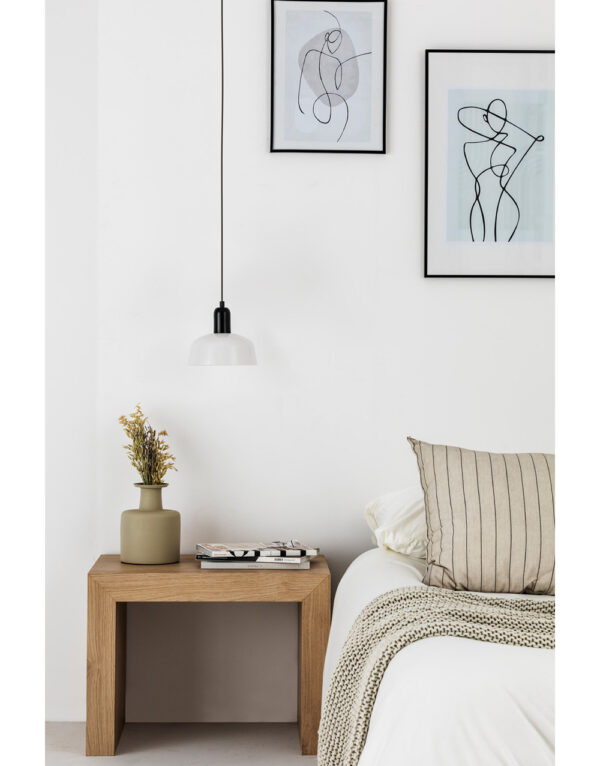 TATAWIN PENDANT W/WHITE SHADE S 1xE27 – 1-FR20339-116