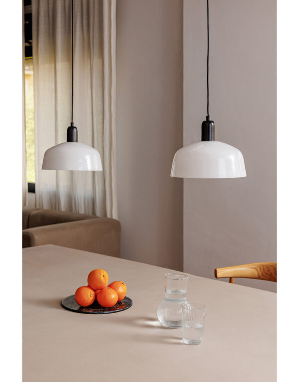 TATAWIN PENDANT SHADE M WHITE 1xE27 – 1-FR20339-119
