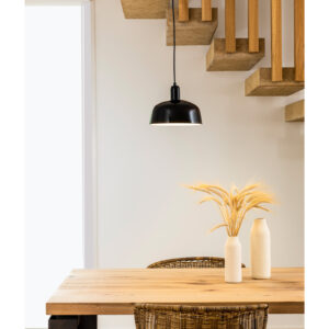 TATAWIN PENDANT SHADE M BLACK 1xE27 – 1-FR20339-120