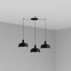 TATAWIN PENDANT SHADE M BLACK 1xE27 3L – 1-FR20340-120-3L