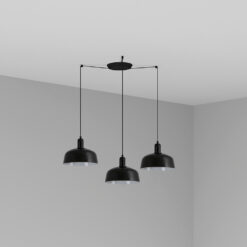 TATAWIN PENDANT SHADE M BLACK 1xE27 3L – 1-FR20340-120-3L