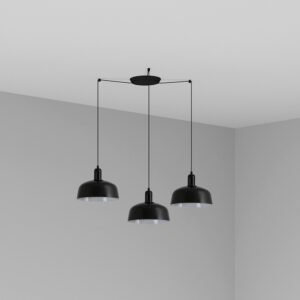 TATAWIN PENDANT SHADE M BLACK 1xE27 3L – 1-FR20340-120-3L