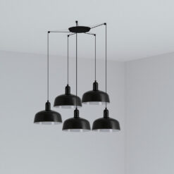 TATAWIN PENDANT SHADE M BLACK 1xE27 5L – 1-FR20340-120-5L