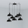 TATAWIN PENDANT SHADE M BLACK 1xE27 7L – 1-FR20340-120-7L