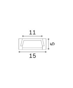 SLOT SUR D15xD5 3000 mm WH – 1-ID204598