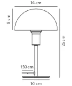 Ellen Mini | Table lamp | Yellow – 1-NR2213745026