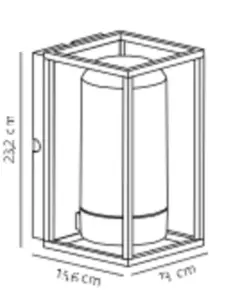 Griffin | Wall light | Smoked – 1-NR2218131047