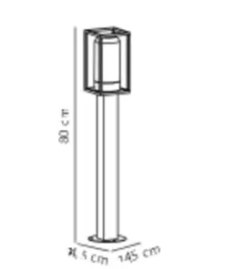 Griffin | Garden light | Smoked – 1-NR2218158047