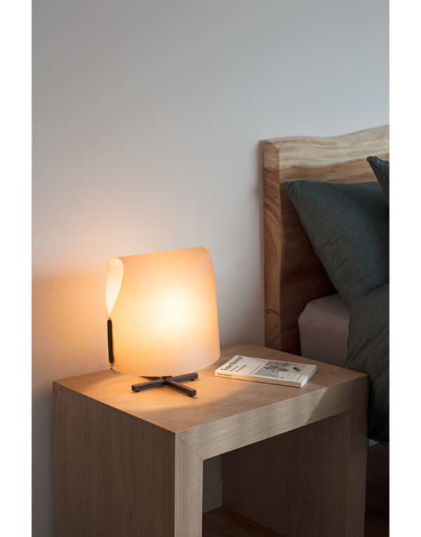 LUANG S 295 TABLE LAMP BLACK-CAMEL 1XE27 – 1-FR23001-58
