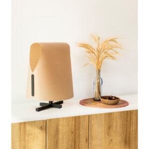 LUANG M 465 BLACK-CAMEL TABLE LAMP 1XE27 – 1-FR23002-58