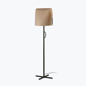 LUANG BLACK-CAMEL FLOOR LAMP 1XE27 – 1-FR23003-60