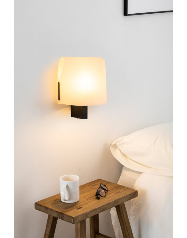 LUANG BLACK-BEIGE WALL LAMP 1XE27 – 1-FR23004-57