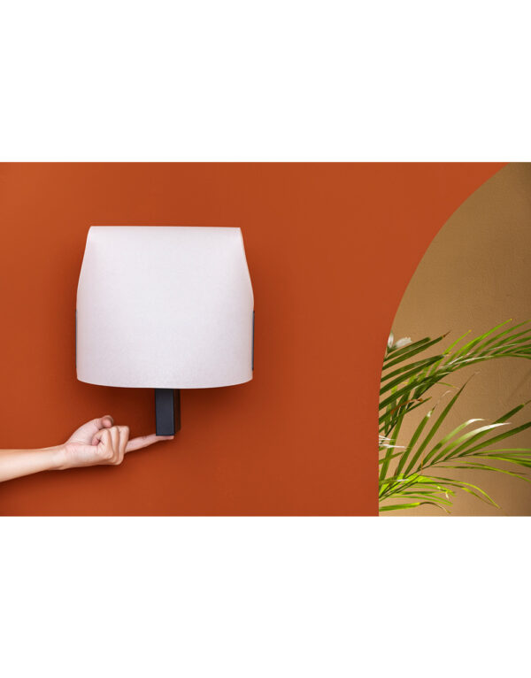 LUANG BLACK-BEIGE WALL LAMP 1XE27 – 1-FR23004-57