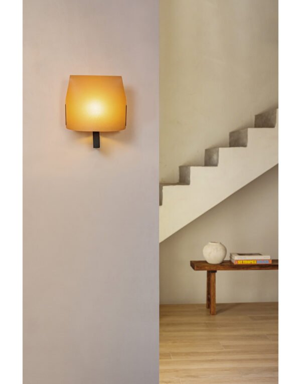 LUANG BLACK-CAMEL WALL LAMP 1XE27 – 1-FR23004-58