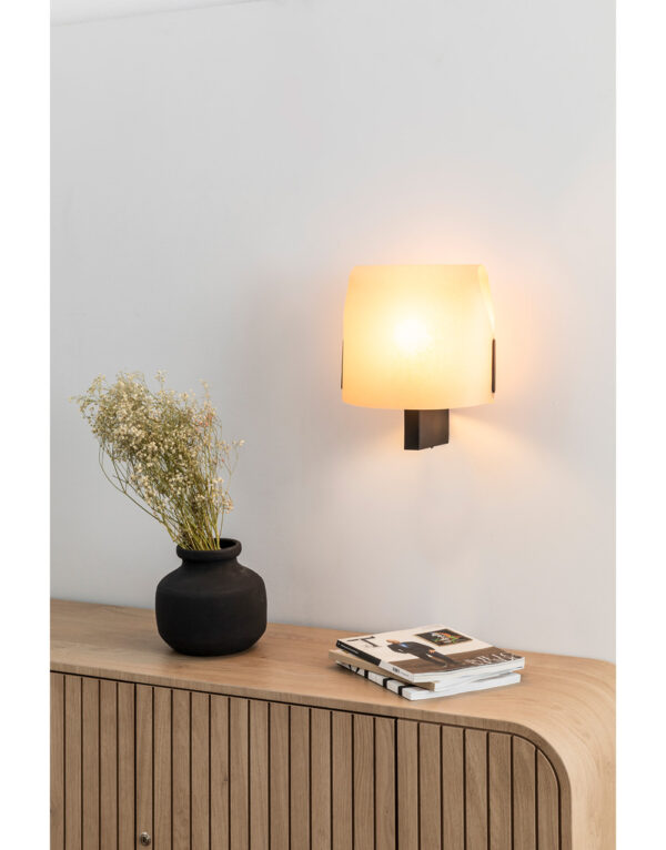 LUANG BLACK-CAMEL WALL LAMP 1XE27 – 1-FR23004-58