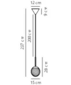 Chisell 15 | Pendant | Brass – 1-NR2312053035