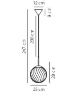 Chisell 25 | Pendant | Brass – 1-NR2312073035