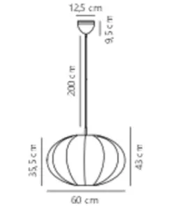 Aeron 60 | Pendant | White – 1-NR2312173001