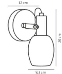 Arild | Wall light | Black – 1-NR2312291003