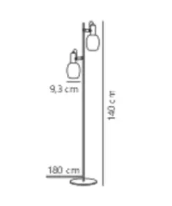 Arild | Floor lamp | Black – 1-NR2312324003