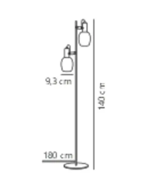 Arild | Floor lamp | Black – 1-NR2312324003