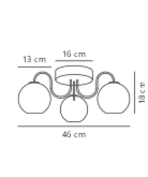 Franca | Ceiling light | Brass – 1-NR2312506035