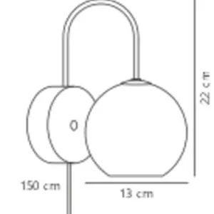 Franca | Wall light | Brass – 1-NR2312561035