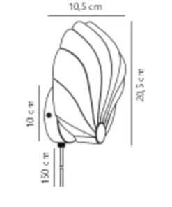 Konchi | Wall light | White – 1-NR2312901001