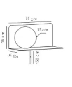 Lilibeth | Wall light | White – 1-NR2312931001