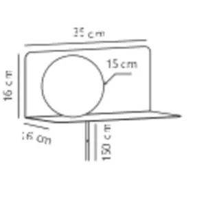 Lilibeth | Wall light | White – 1-NR2312931001