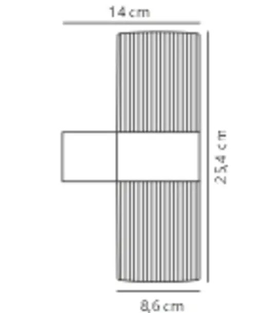 Kyklop Ripple | Wall light | Black – 1-NR2318051003