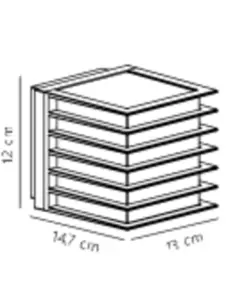 Fluctus 13 | Wall light | Black – 1-NR2318211003