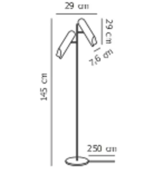 Rochelle | Floor lamp | Black – 1-NR2320314003