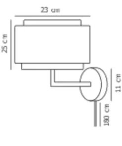 Takai | Wall light | Beige – 1-NR2320421018