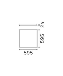LED PANEL FI CR90 4000K – 1-ID244181