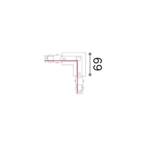 LINK 3-PHASE T.LESS L-CONN RIGHT DALI 1-10V BK – 1-ID246611