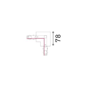 LINK 3-PHASE TRIM L-CONNECTOR RIGHT DALI 1-10V WH – 1-ID256061