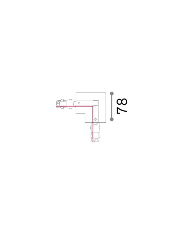 LINK 3-PHASE TRIM L-CONNECTOR RIGHT DALI 1-10V WH – 1-ID256061