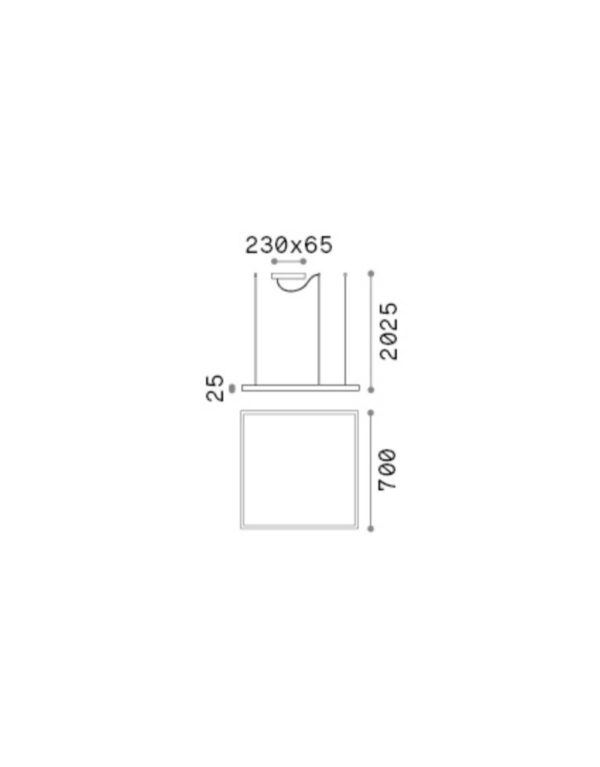 ORACLE SLIM SP D070 SQUARE 3000K ON-OFF WH – 1-ID259178